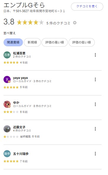 就労支援事業口コミ画像